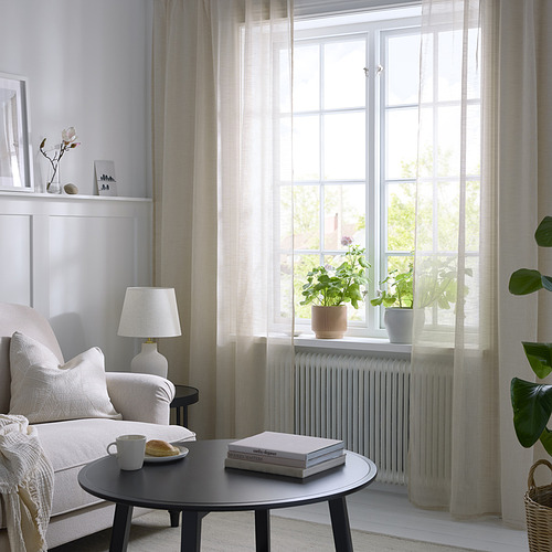 HÄLLEBRÄCKA, cortinas transparentes, 1 par. 3 de 10 abrir diálogo