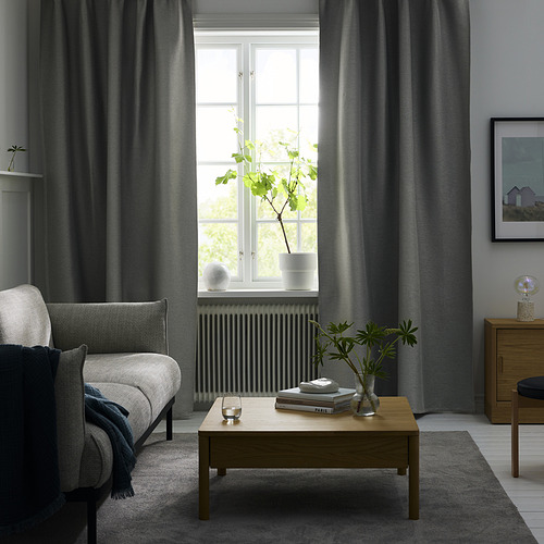 VILBORG, room darkening curtains, 1 pair. 2 of 6 open dialog