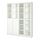 Selecciona una variación de color: blanco/vidrio, 63 "x11 3/4 "x79 1/2 "