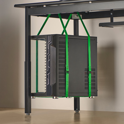 UTVISNING, gaming desk with shelf. 4 of 9 open dialog