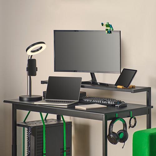 UTVISNING, gaming desk with shelf. 3 of 9 open dialog