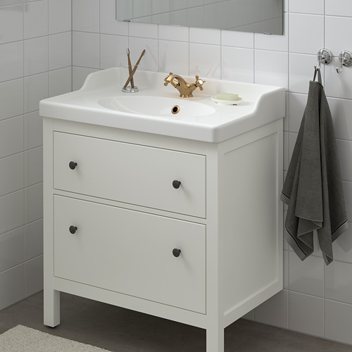HEMNES, armario lavamanos+cajones. 2 de 4 abrir diálogo