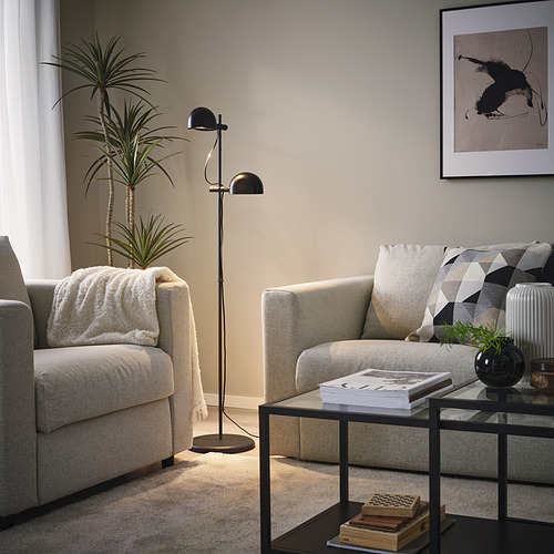 FOLKBÅT, floor lamp with 2-spot. 3 of 4 open dialog