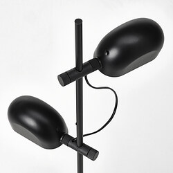 FOLKBÅT floor lamp with 2-spot