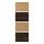 Select colour variation: Dark brown oak effect / oak effect