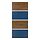 Select colour variation: Walnut effect / blue