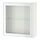 Selecciona una variación de color: Blanco / GLASSVIK verde claro vidrio incoloro