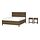 Select colour variation: incl bed storage/brown stained oak veneer