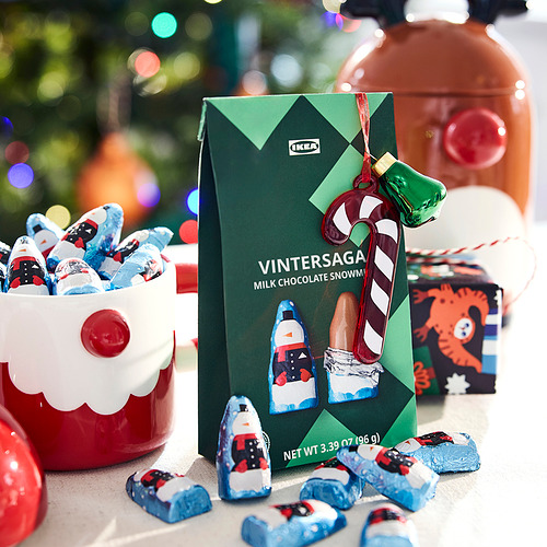 VINTERSAGA, bolsa de muñecos nieve choco leche. 2 de 4 abrir diálogo