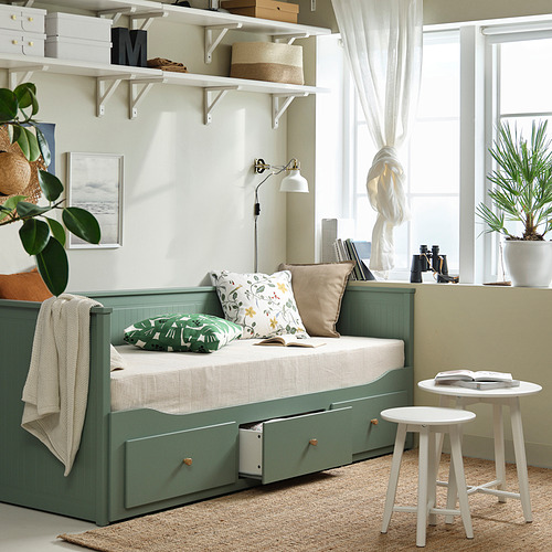HEMNES, daybed with 3 drawers/2 mattresses. 3 of 11 open dialog