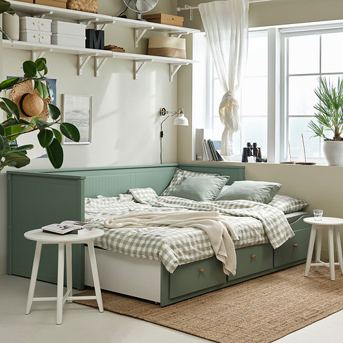 HEMNES, daybed with 3 drawers/2 mattresses. 4 of 11 open dialog