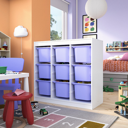 TROFAST, combinación almacenamiento+cajas. 2 de 4 abrir diálogo