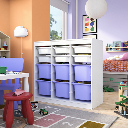 TROFAST, combinación almacenamiento+cajas. 2 de 5 abrir diálogo