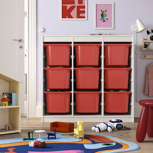TROFAST, combinación almacenamiento+cajas. 2 de 4 abrir diálogo