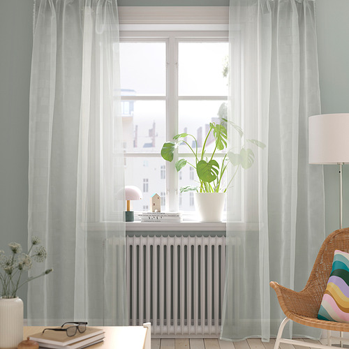 PALPLJUNGMAL, sheer curtains, 1 pair. 2 of 7 open dialog