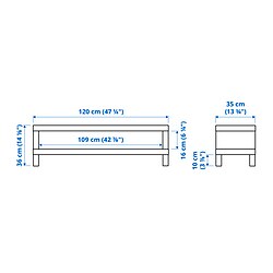 Measurement Illustration - LACK TV unit