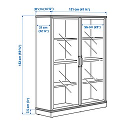 Measurement Illustration - LANESUND TV storage combination
