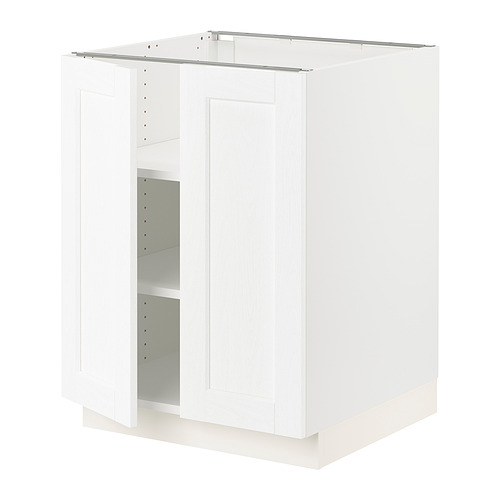 SEKTION, base cabinet with shelves/2 doors. 1 of 3 open dialog