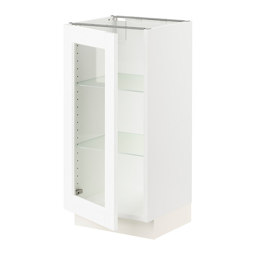 SEKTION, base cabinet with glass door. 1 of 3 open dialog