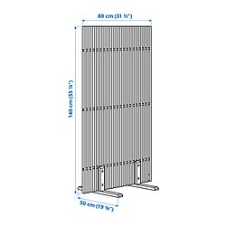 Measurement Illustration - NÄMMARÖ privacy screen