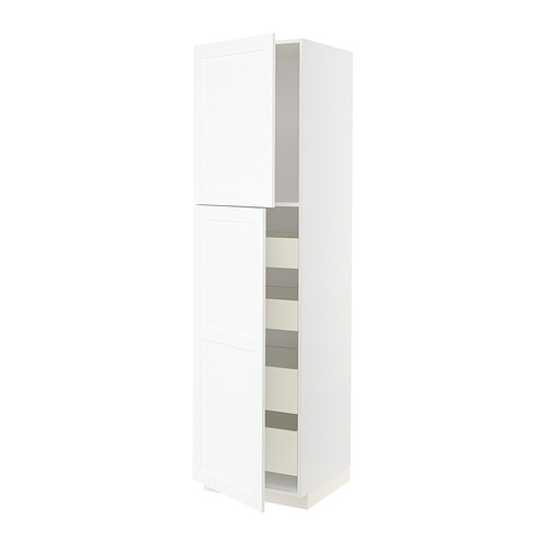METOD / MAXIMERA, hi cab w 2 doors/4 drawers. 1 of 3 open dialog
