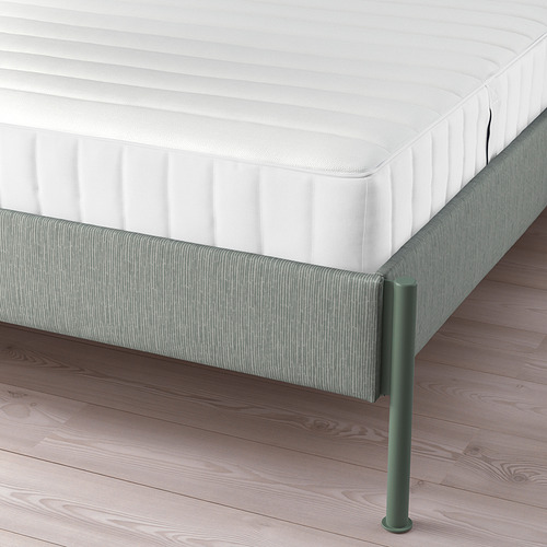 TÄLLÅSEN, upholstered Queen bed with mattress. 2 of 16 open dialog