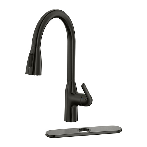 MACKSJÖN, pull down kitchen faucet with spray. 7 of 7 open dialog