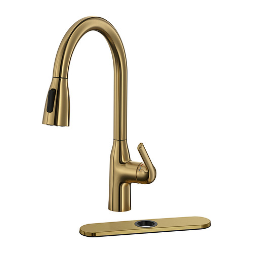 MACKSJÖN, pull down kitchen faucet with spray. 7 of 7 open dialog