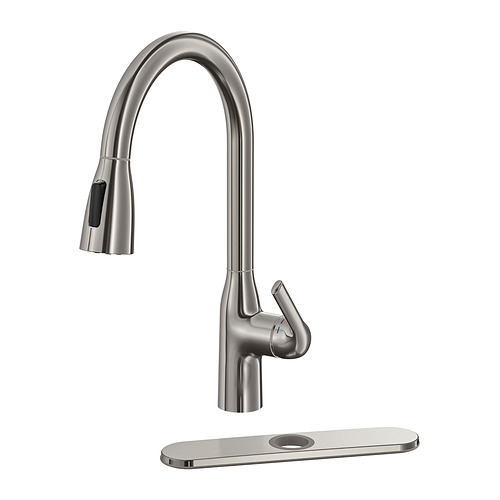 MACKSJÖN, pull down kitchen faucet with spray. 7 of 7 open dialog