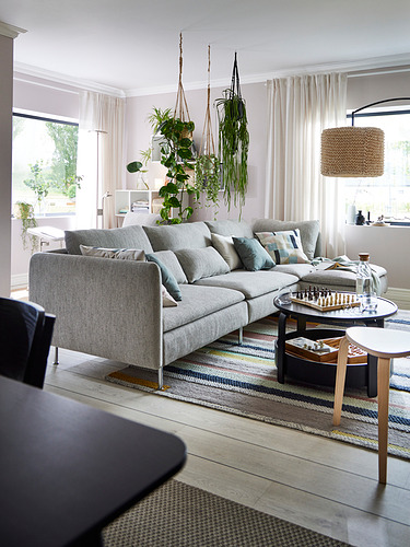 SÖDERHAMN, sofá 4 plazas con chaiselongue. 7 de 8 abrir diálogo
