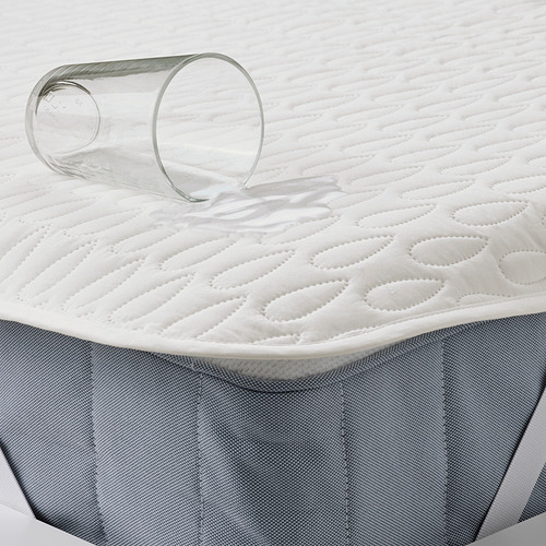 SOTNÄTFJÄRIL, waterproof mattress protector. 2 of 4 open dialog