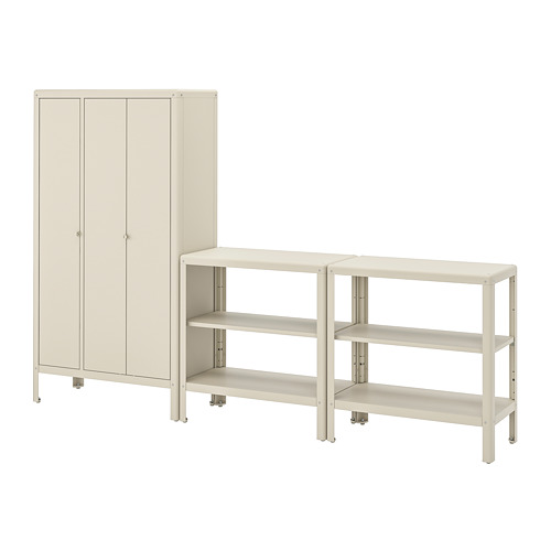 KOLBJÖRN, shelving unit with cabinet. 2 of 3 open dialog