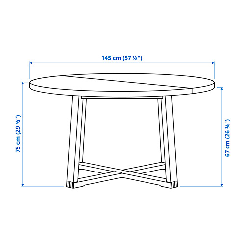 MÖRBYLÅNGA / TOSSBERG, mesa con 4 sillas. 7 de 7 abrir diálogo