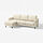 Select colour variation: Vittangi light beige/white