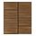 Select colour variation: black/double sided walnut
