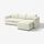 Select colour variation: with chaise/Gunnared beige