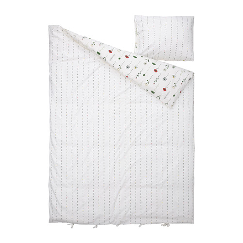 NATTSLÄNDA, duvet cover and pillowcase. 3 of 7 open dialog