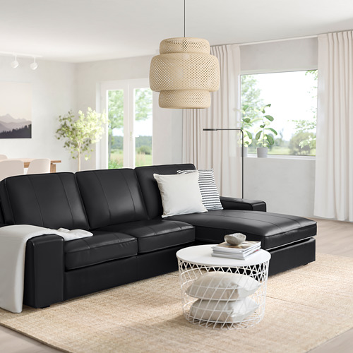 KIVIK, 3 seat sofa with chaiselongue. 2 of 10 open dialog