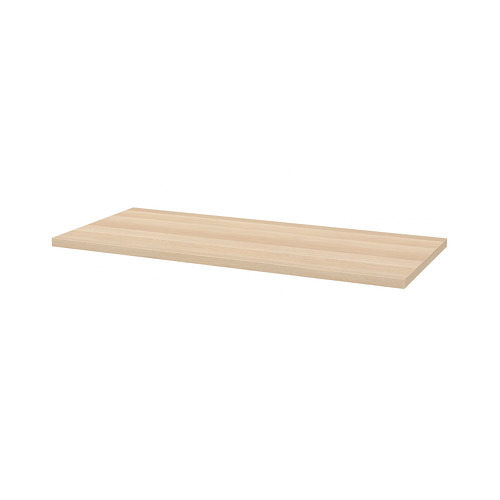 A LAGKAPTEN table top in light wood color, rectangular in shape, with a smooth, flat surface.