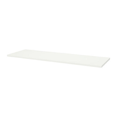 Tablero de mesa blanco LAGKAPTEN, rectángulo elegante, diseño minimalista moderno.
