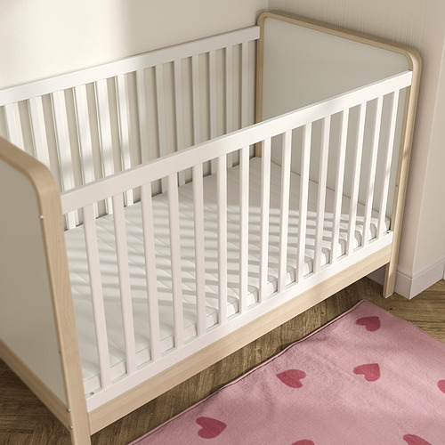 JÄTTETRÖTT, pocket spring mattress for cot. 2 of 8 open dialog