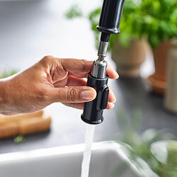Measurement Illustration - TAKSJÖN pull out kitchen faucet with spray