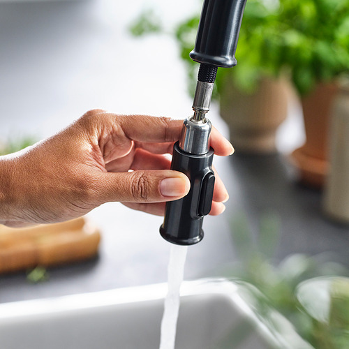TAKSJÖN, pull out kitchen faucet with spray. 4 of 7 open dialog