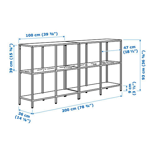 VITTSJÖ, shelving unit. 6 of 6 open dialog