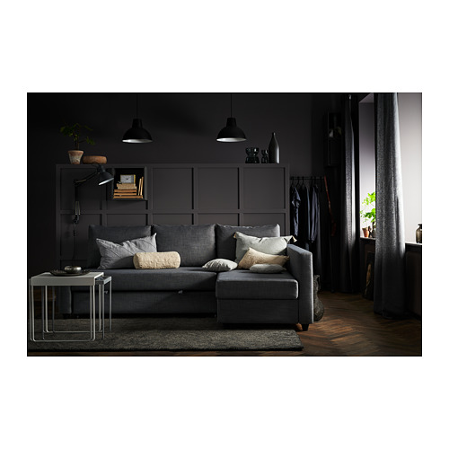 FRIHETEN, sleeper sectional,3 seat w/storage. 2 of 12 open dialog