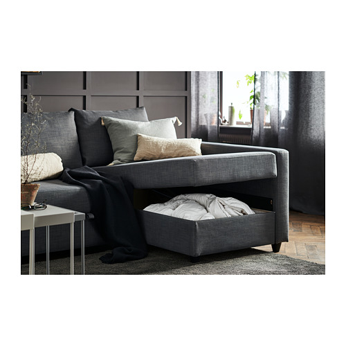 FRIHETEN, sleeper sectional,3 seat w/storage. 6 of 12 open dialog