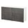 Select colour variation: KALLVIKEN dark gray/white, 47 1/4 "x16 1/2 "x25 5/8 "