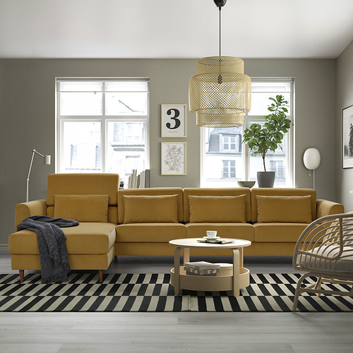 SLATORP, sofá 4 plazas+chaise longue. 2 de 8 abrir diálogo