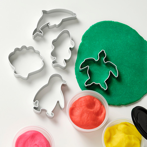 BLÅVINGAD, moldes para plastilina, juego de 5. 4 de 6 abrir diálogo