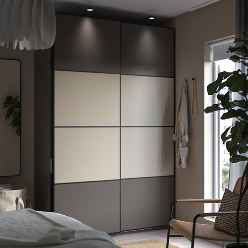 MEHAMN, 4 panels for sliding door frame. 4 of 6 open dialog